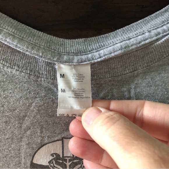 Star Wars The Clone Wars Gray short sleeve graphic tee in size M - Picture 4 of 6